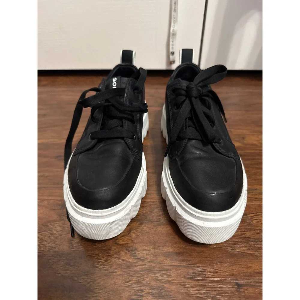 Sorel Caribou X Leather Waterproof Platform Sneaker Gorp Granola Minimalist